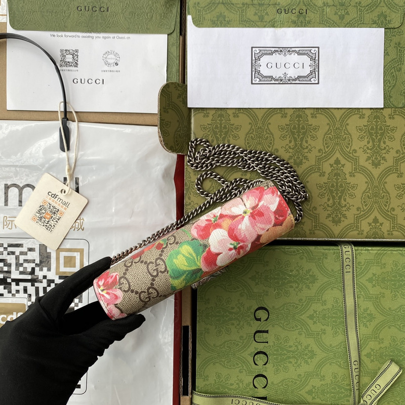 g*u*i brown canvas S*per mini gg S*p*e blooms dionysus crossbody bag