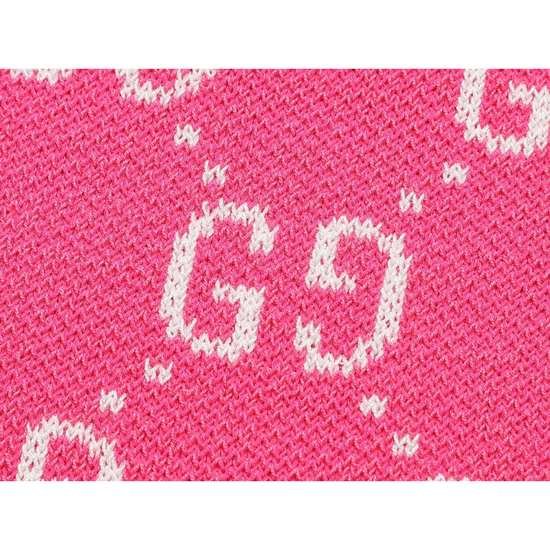 G*u*i polo shirt with interlocking g pink