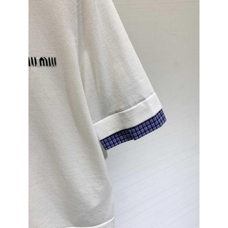 Miu Miu Polo Shirt White