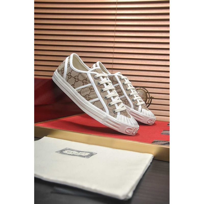 G*u*i gg sneaker original gg canvas beige and ebony