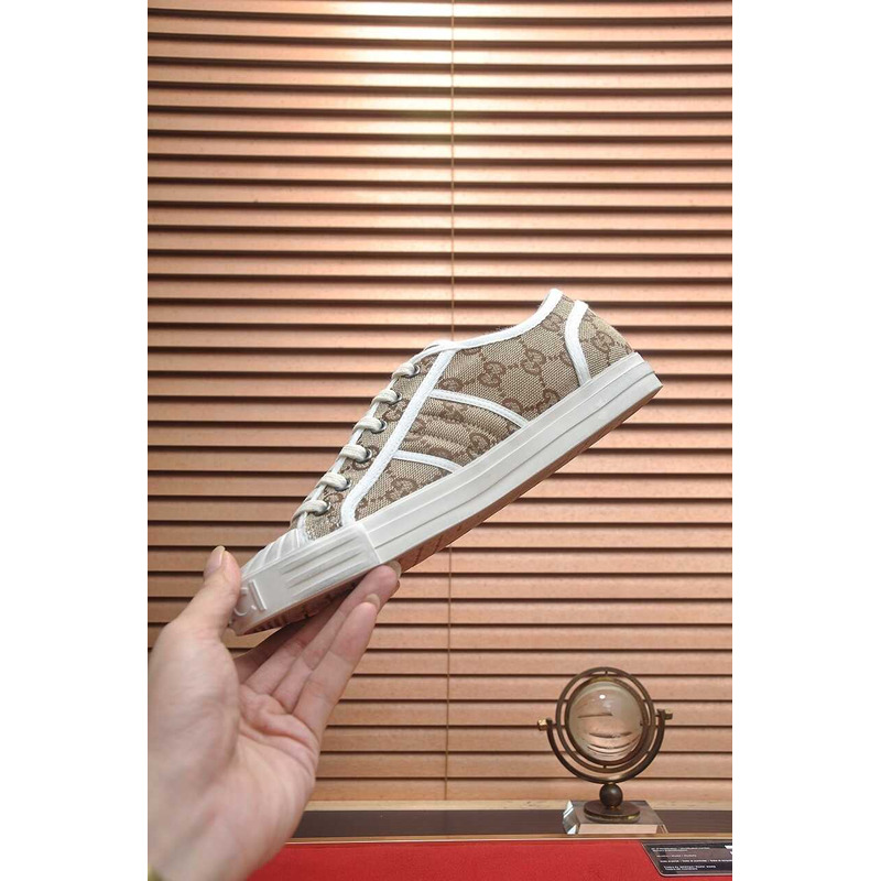 G*u*i gg sneaker original gg canvas beige and ebony
