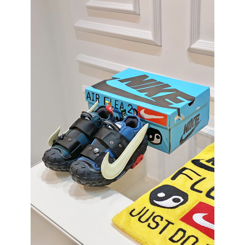 Nike x Cactus Plant Flea Market Air Flea 2 Sneakers Black And Blue