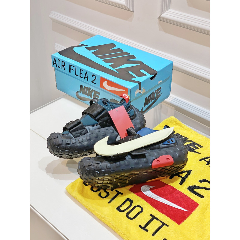 Nike x Cactus Plant Flea Market Air Flea 2 Sneakers Black And Blue