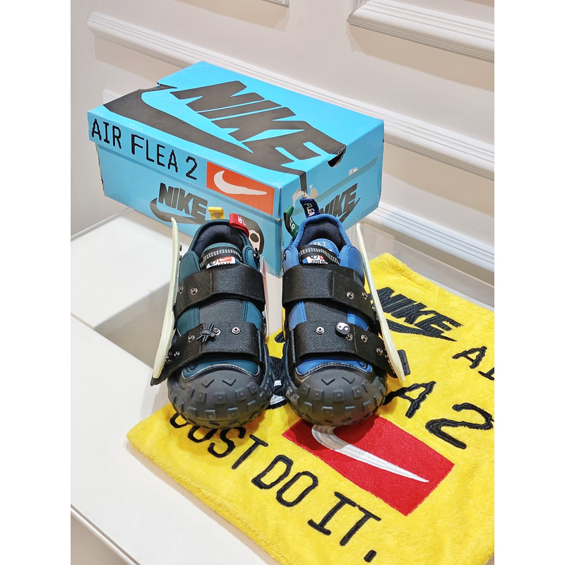 Nike x Cactus Plant Flea Market Air Flea 2 Sneakers Black And Blue