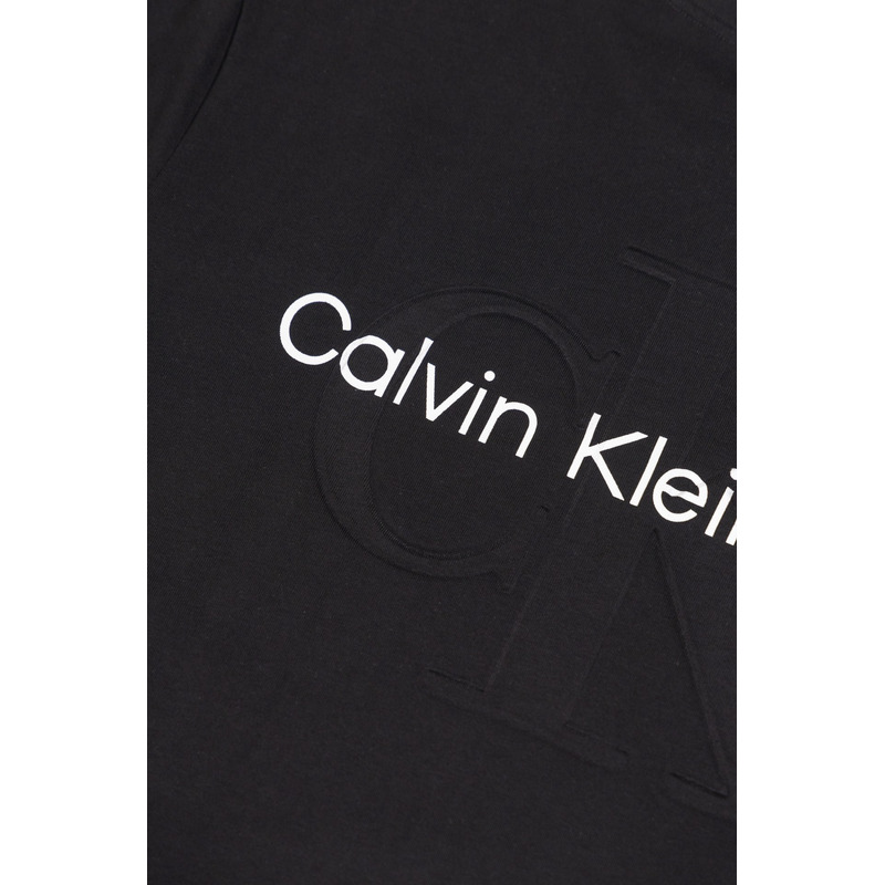 Calvin Klein Relaxed Fit Archive Logo Crewneck T-Shirt Black