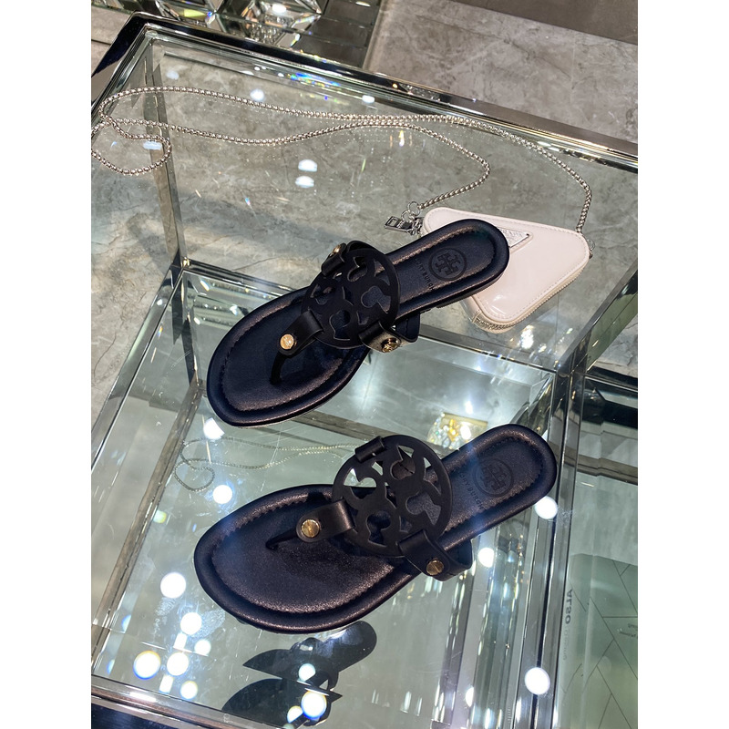 Tory Burch Mini Miller Jelly Sandals Black