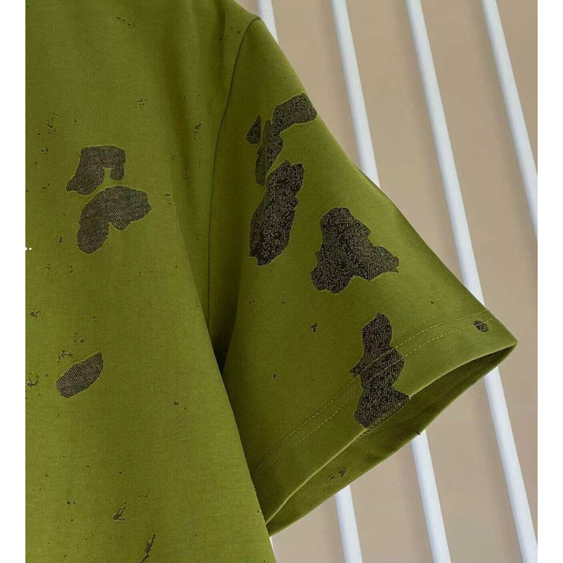 Givenchy Paris Print T-Shirt Dark Green