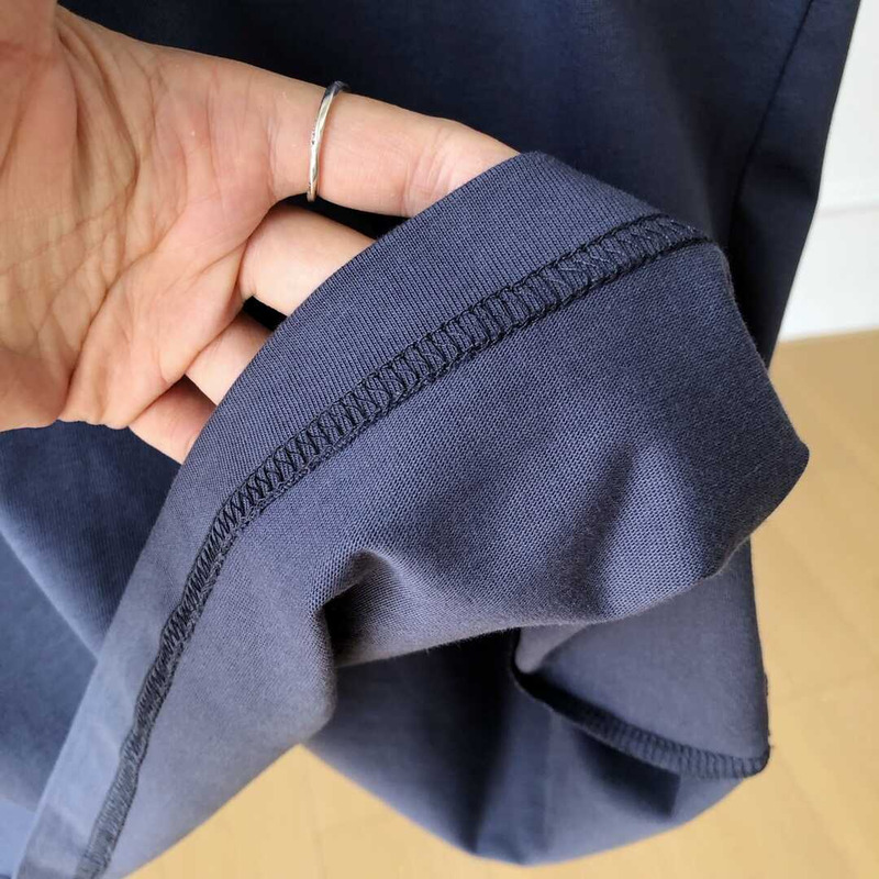 l**is V*t*n embroidered logo t-shirt blue