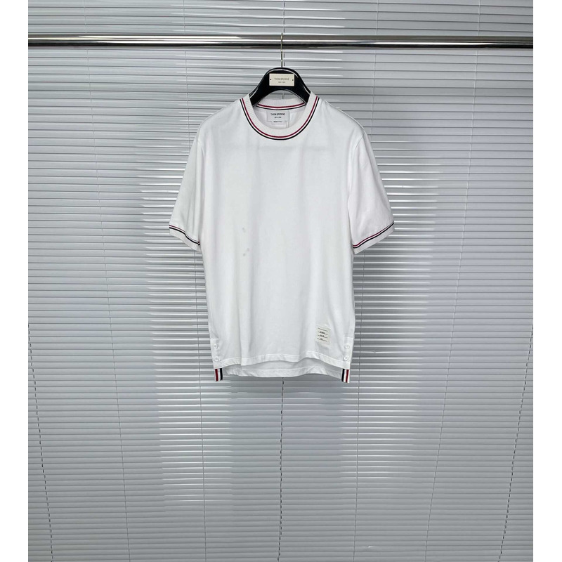 Thom Browne Cotton T-Shirt White