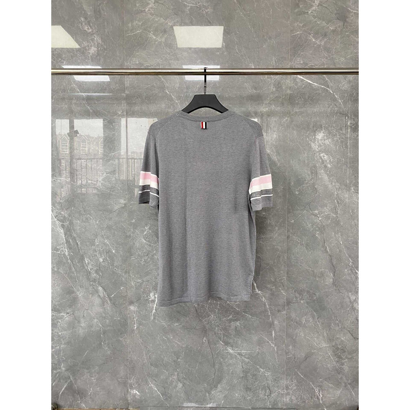 Thom Browne Crewneck T-Shirt Grey