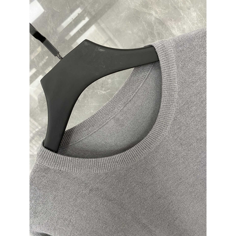 Thom Browne Crewneck T-Shirt Grey
