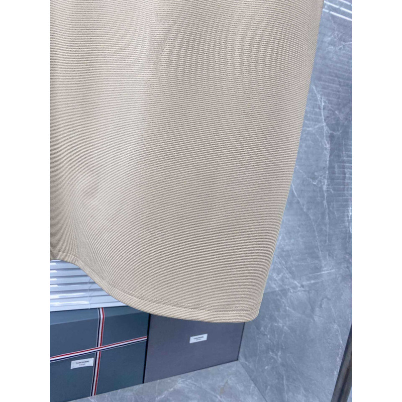 Thom Browne Thom Browne Cotton Polo Shirt Beige