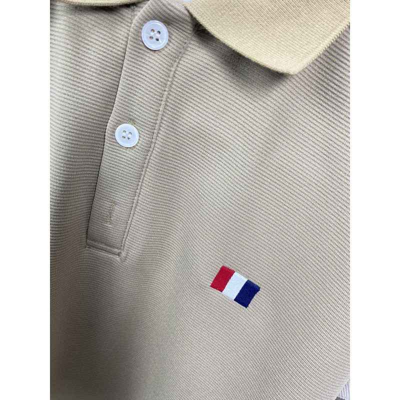 Thom Browne Thom Browne Cotton Polo Shirt Beige