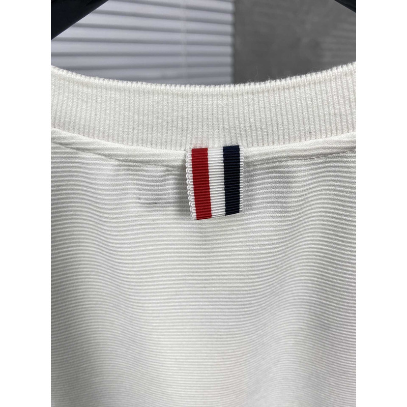 Thom Browne Thom Browne Cotton T-Shirt White