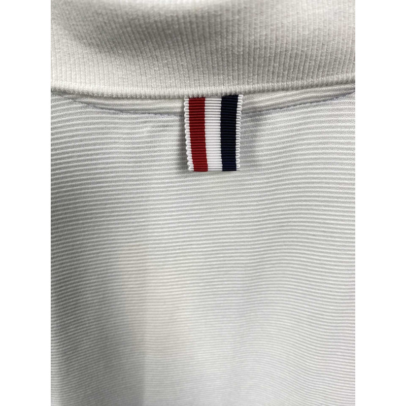 Thom Browne Cotton Polo Shirt White