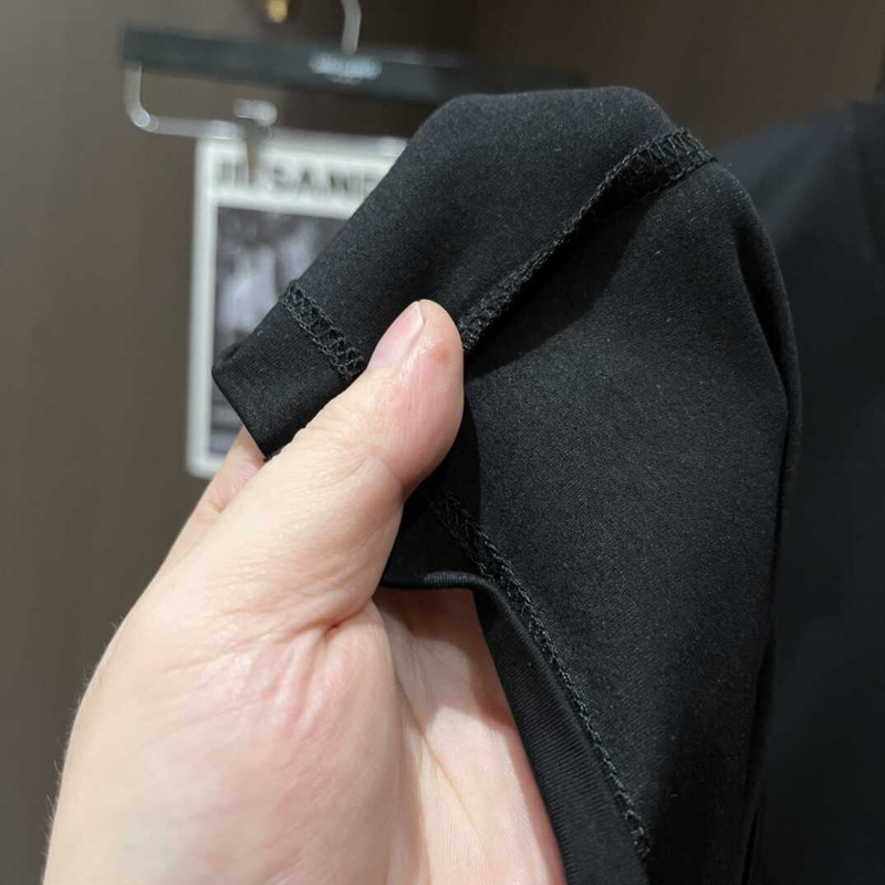 G*u*i logo embroidered cotton t-shirt black