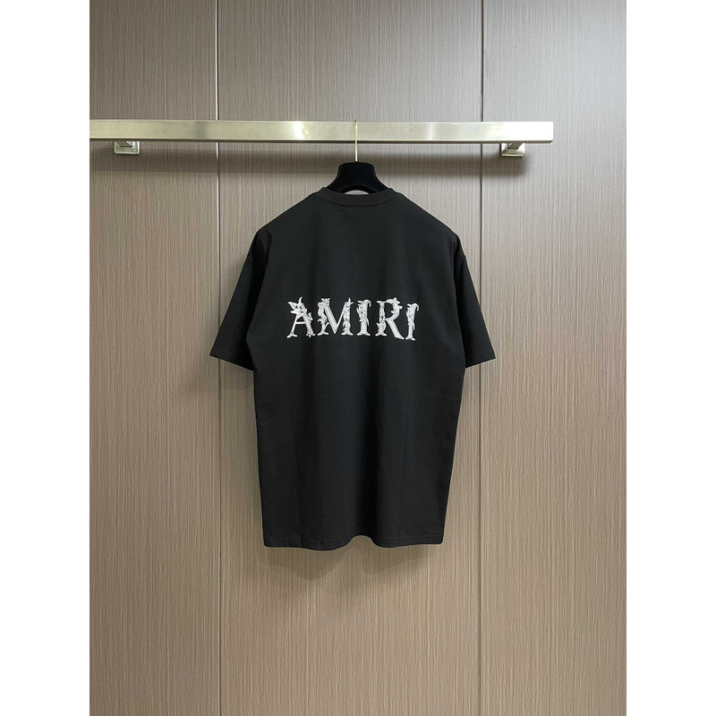 Amiri Cotton T-Shirt Black