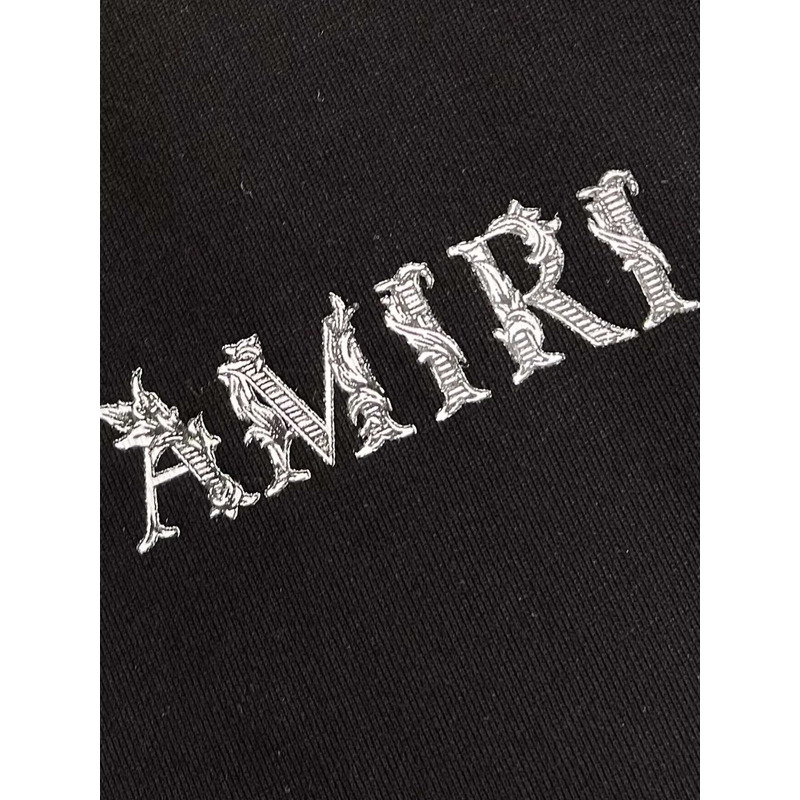 Amiri Cotton T-Shirt Black