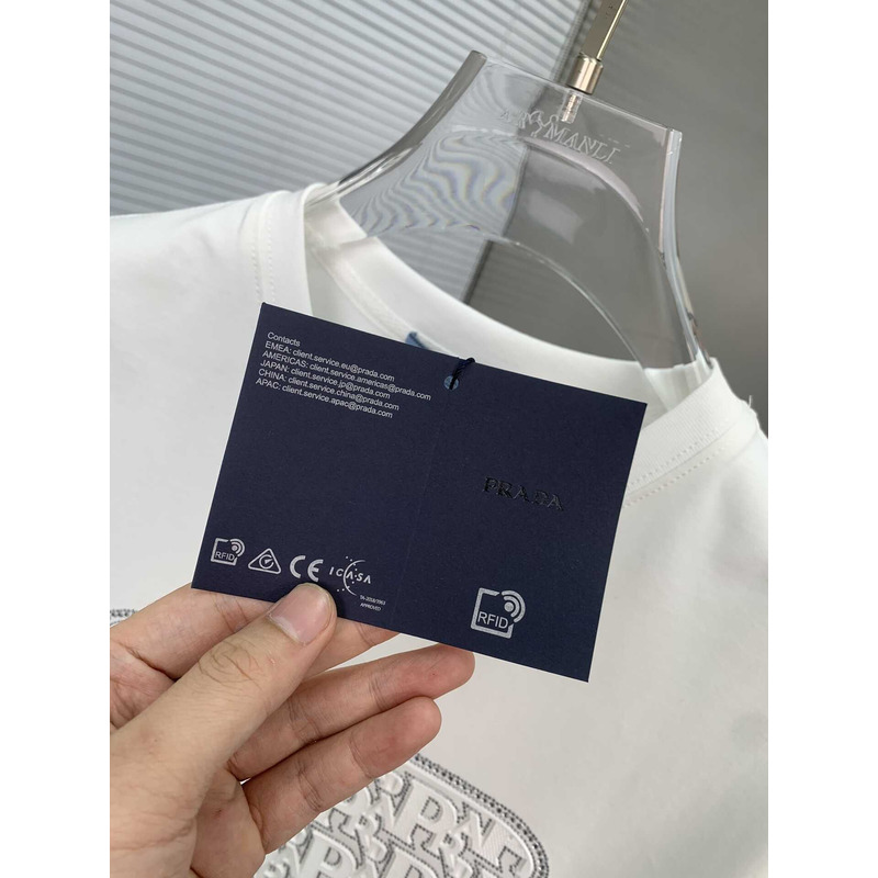 Pra*a t-shirts cotton white