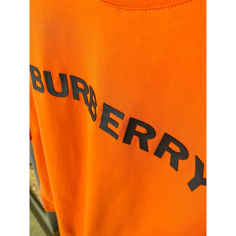 B**rry logo cotton t shirt orange