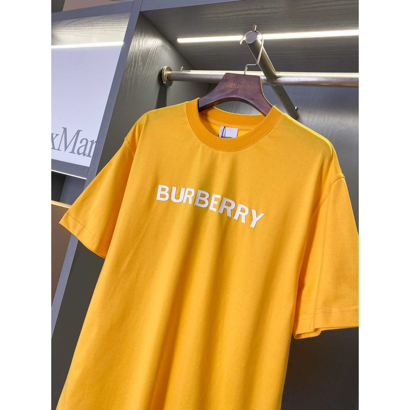 B**rry logo cotton t-shirt yellow