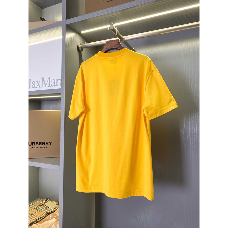 B**rry logo cotton t-shirt yellow