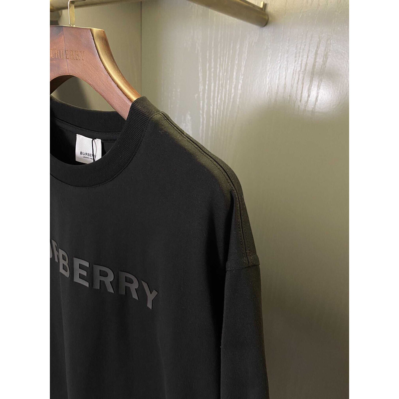 B**rry logo cotton t-shirt black