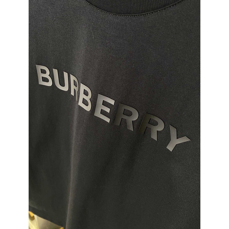 B**rry logo cotton t-shirt black