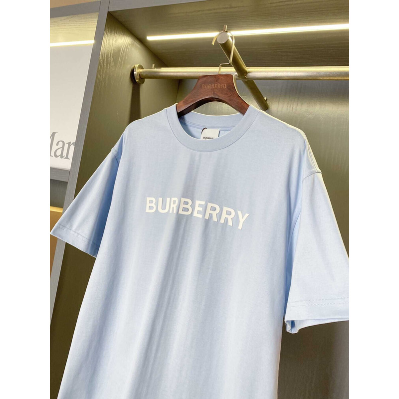 B**rry logo cotton t-shirt blue