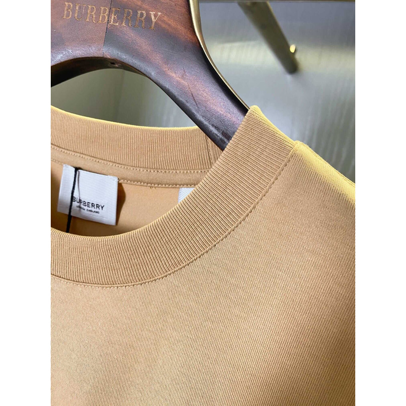 B**rry logo cotton t-shirt camel