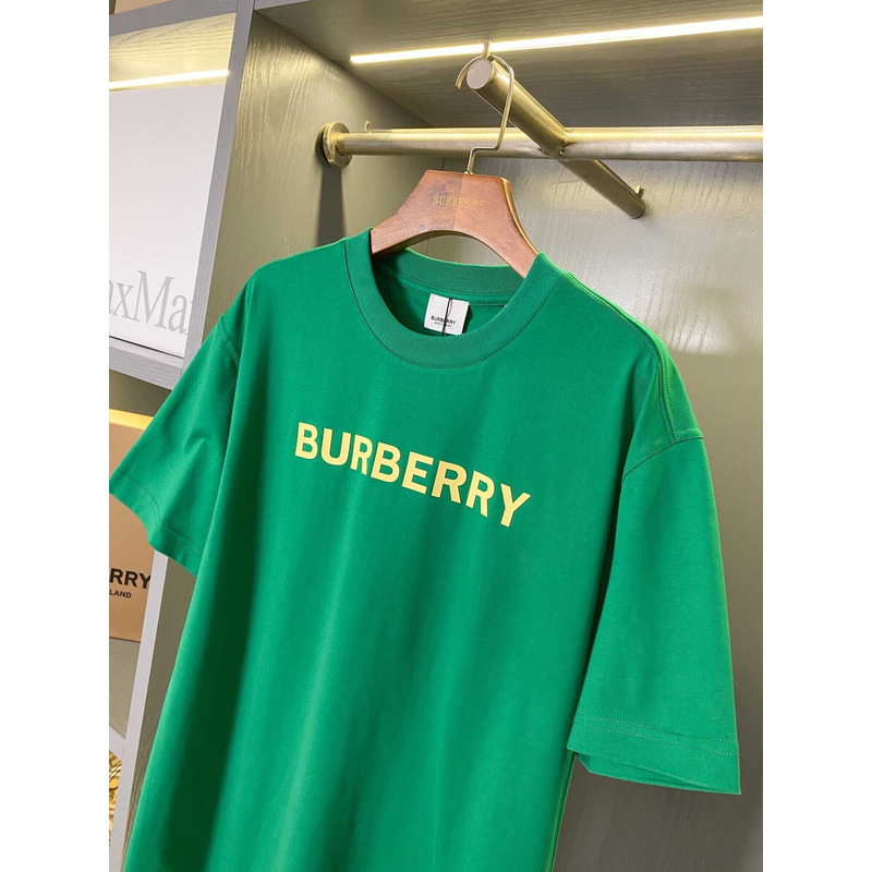B**rry logo cotton t-shirt green