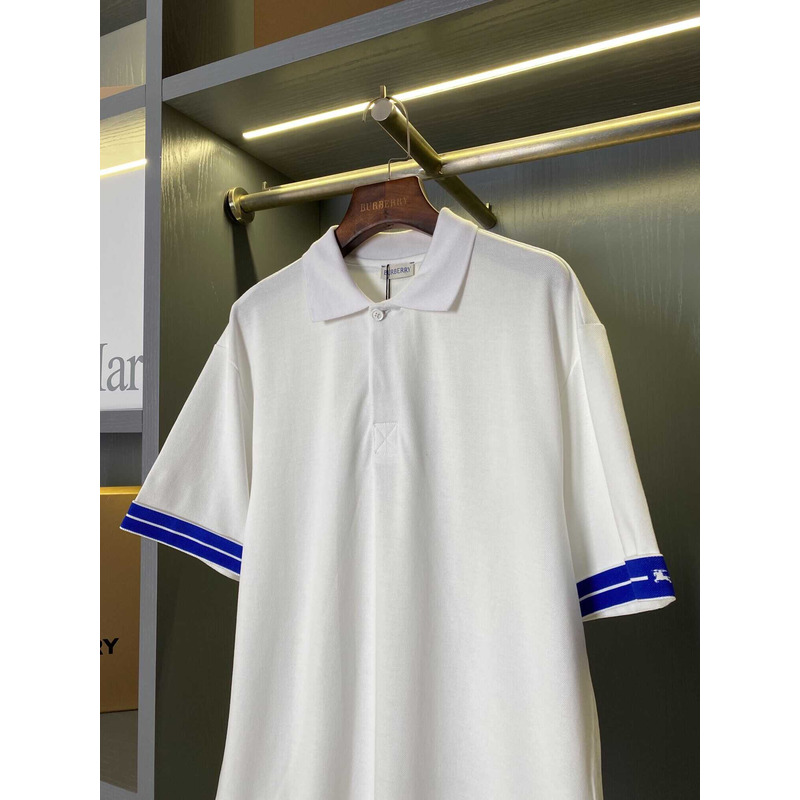 B**rry cotton polo shirt in chalk