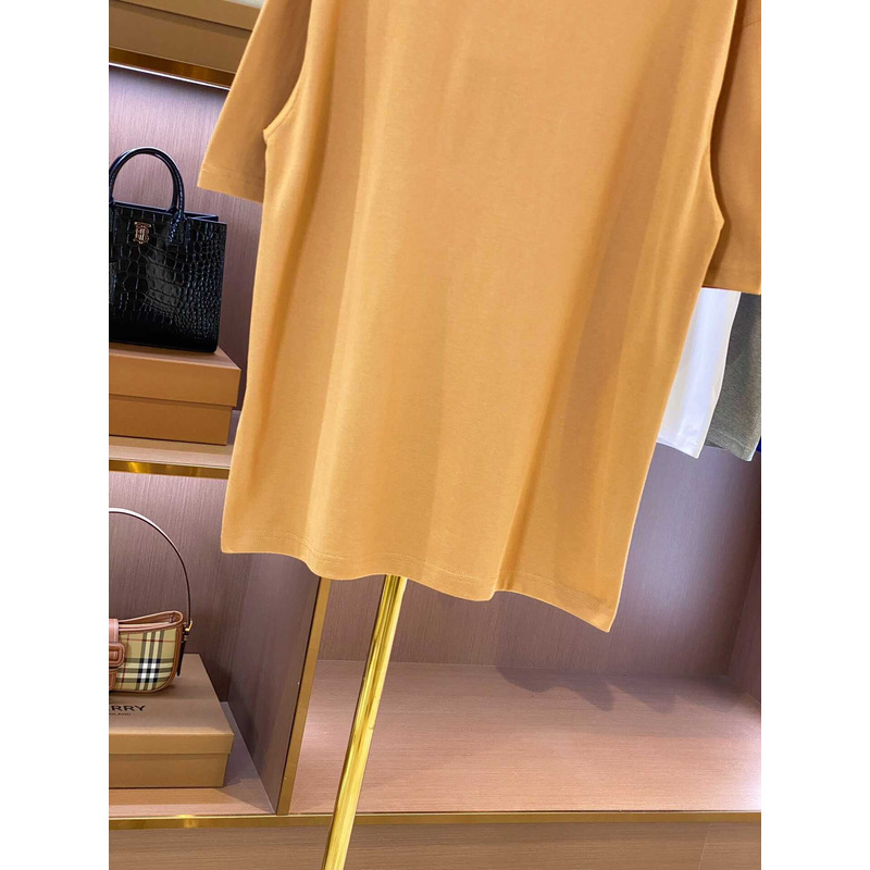 B**rry micro-label printed cotton t-shirt camei