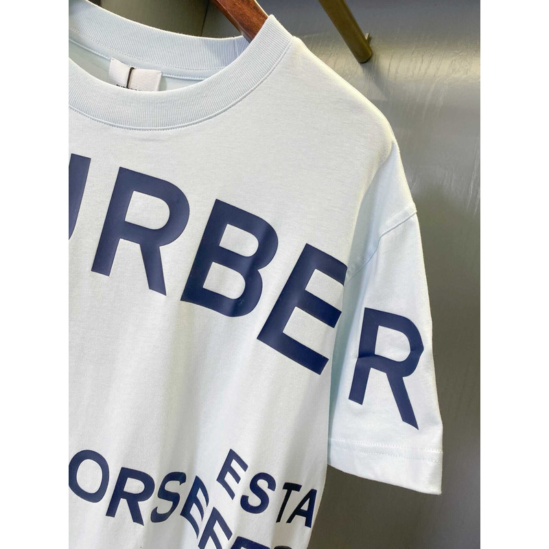 B**rry logo printed cotton t-shirt grey