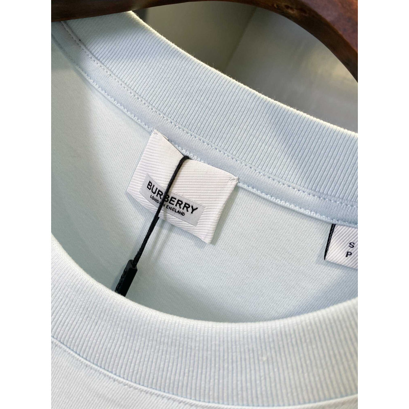 B**rry logo printed cotton t-shirt grey