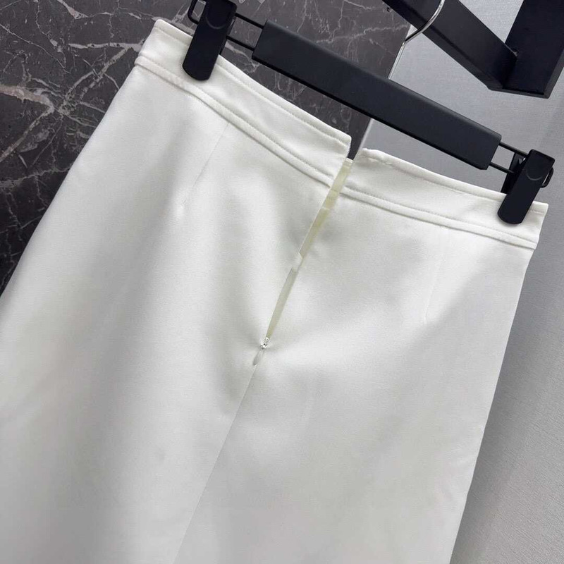 Valentino Cotton Skirt White
