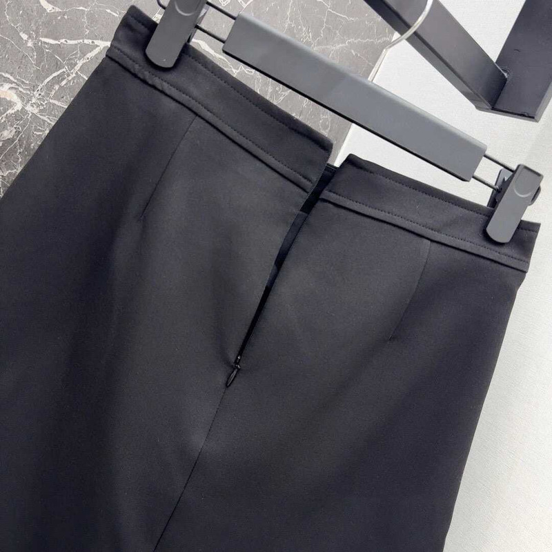 Valentino Cotton Skirt Black