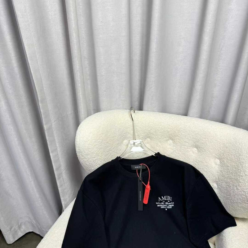 Amiri Cotton T-Shirt Black