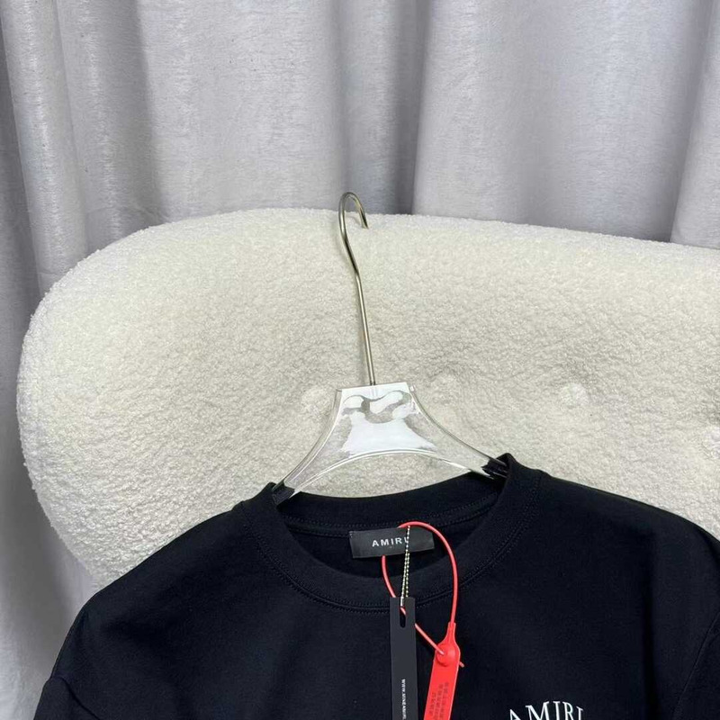 Amiri Cotton T-Shirt Black