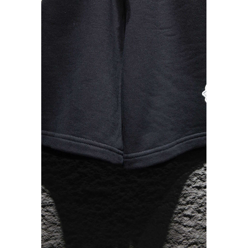 Chrome Heart Embroidered Cotton Shorts Black