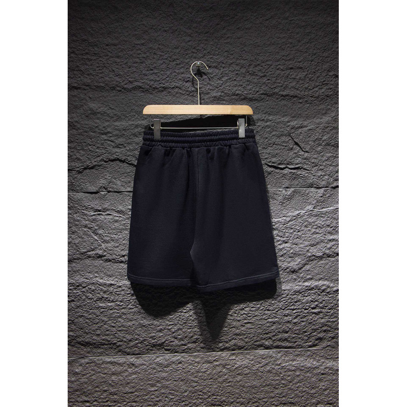 Chrome Heart  Embroidered Cotton Shorts Black