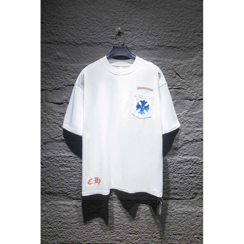 Chrome Heart Logo T-Shirt Cotton White