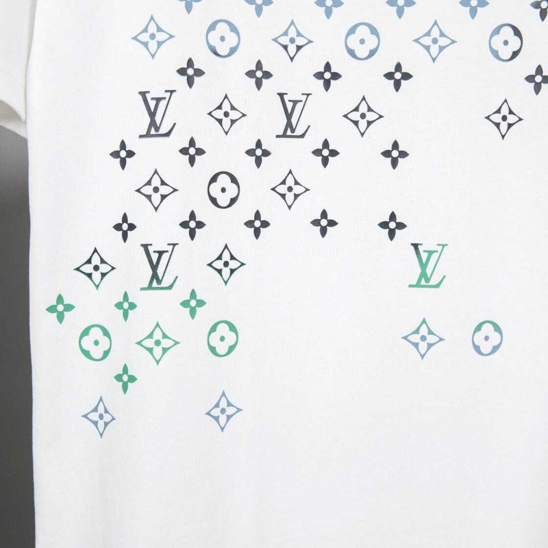 l**is V*t*n monogram t-shirt white