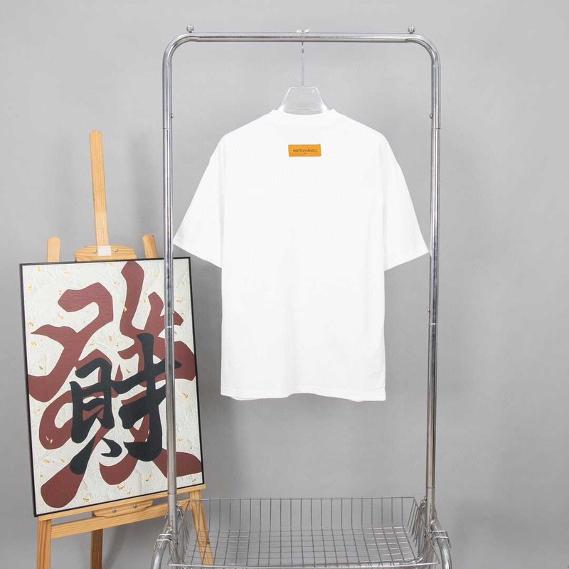 l**is V*t*n logo signaturet-shirt white