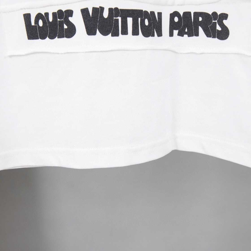 l**is V*t*n logo signaturet-shirt white