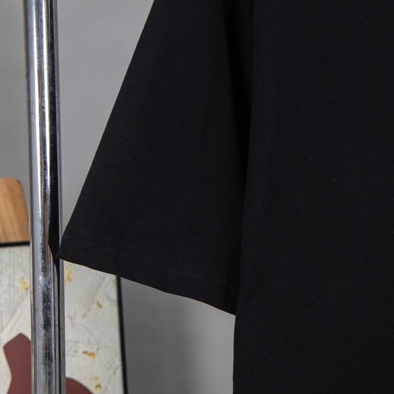 l**is V*t*n bead-embroidered cotton t-shirt black