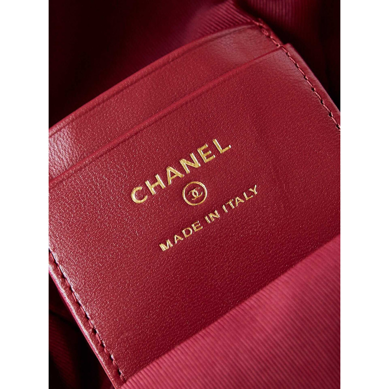 Ch*el caviar quilted cc mini classic backpack black