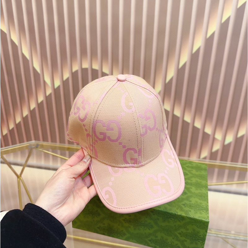G*u*i jumbo gg baseball hat pink