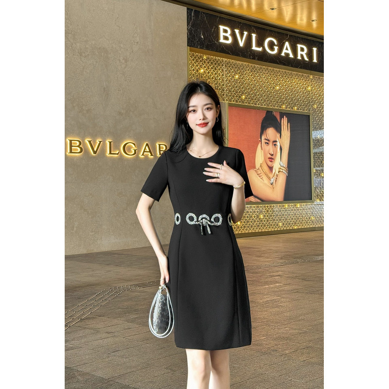 Valentino Elegant Summer Dress Black
