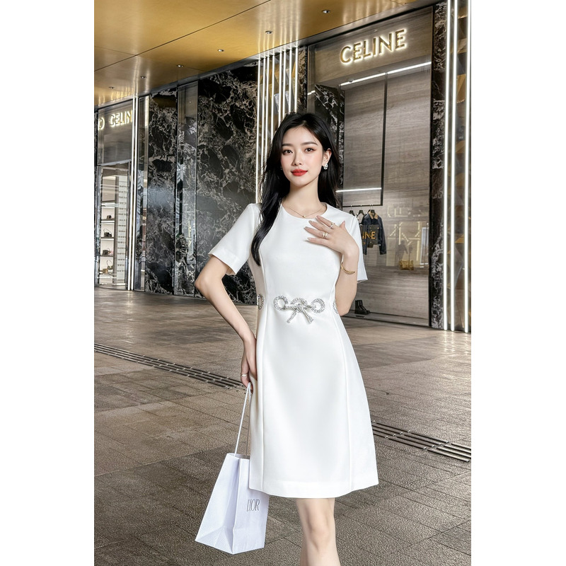 Valentino Elegant Summer Dress White